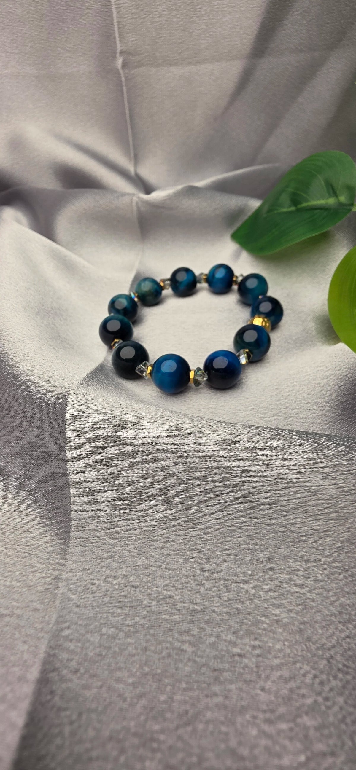 Blue Tiger Eye Bracelet